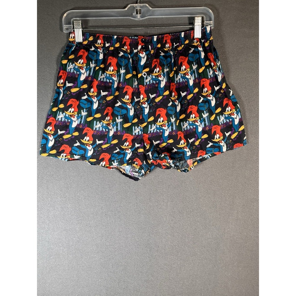 Vtg Woody Woodpecker Boxer Shorts M Cotton Tie Rack Knightsbridge London Preowne